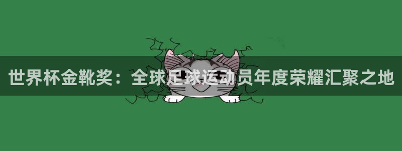 2026男足世界杯赛程:世界杯金靴奖:全球足球运动员年度荣耀汇聚之地