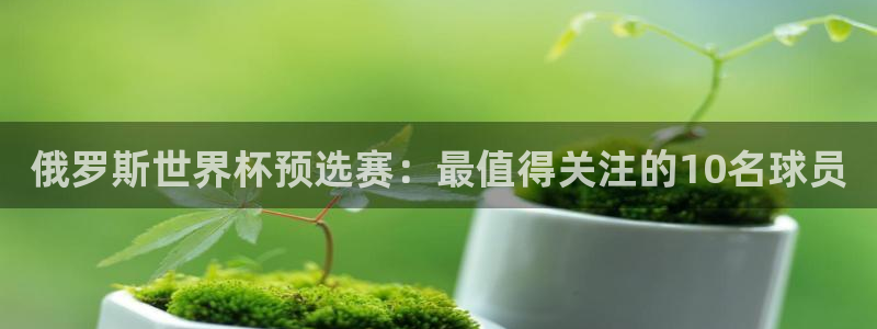世界杯欧洲预选赛赛程:俄罗斯世界杯预选赛:最值得关注的10名球员
